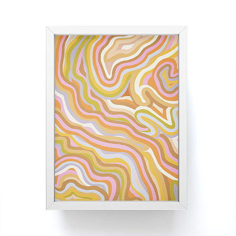 Gigi Rosado Liquid Marble Framed Mini Art Print