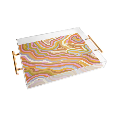 Gigi Rosado Liquid Marble Acrylic Tray