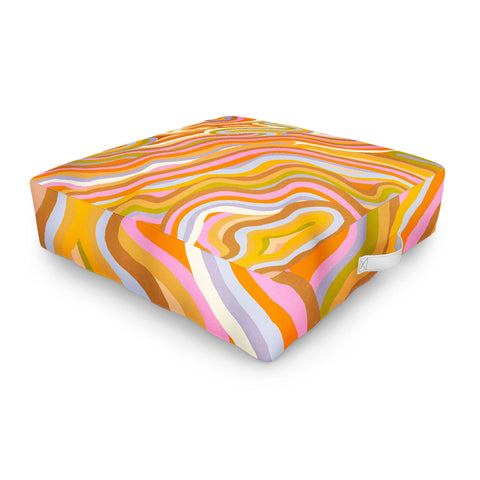 Gigi Rosado Liquid Marble Outdoor Floor Cushion
