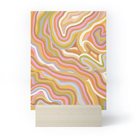 Gigi Rosado Liquid Marble Mini Art Print