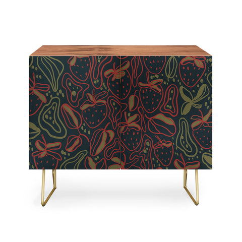Gigi Rosado Lunar strawberries Credenza