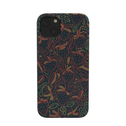 Gigi Rosado Lunar strawberries Phone Case