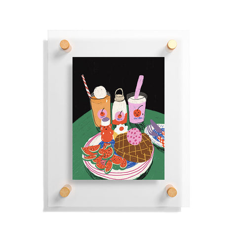 Gigi Rosado Milkshakes Floating Acrylic Print