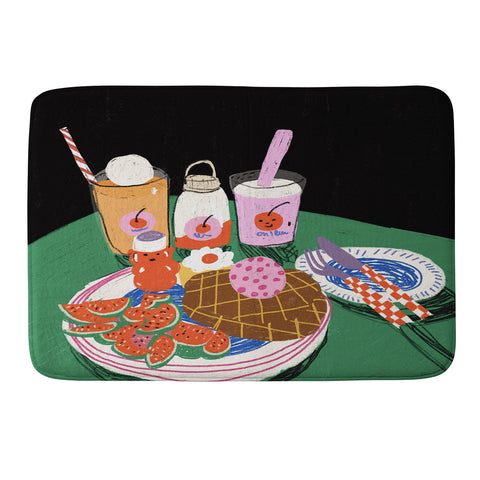 Gigi Rosado Milkshakes Memory Foam Bath Mat