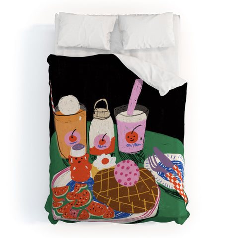 Gigi Rosado Milkshakes Duvet Cover