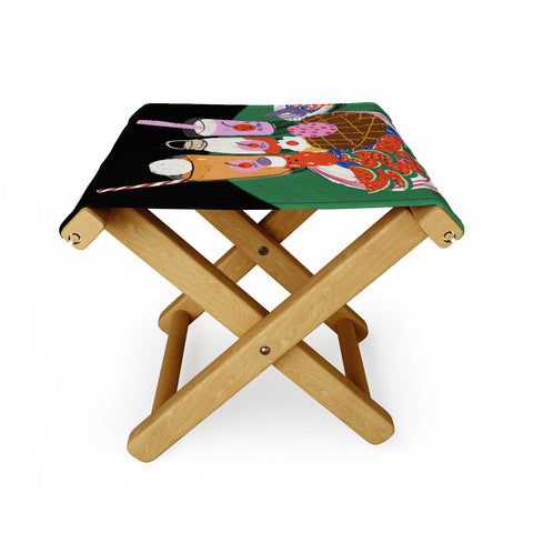 Gigi Rosado Milkshakes Folding Stool