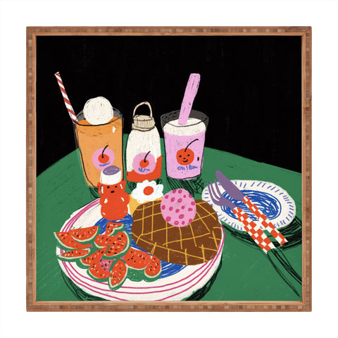 Gigi Rosado Milkshakes Square Tray