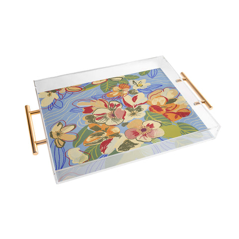 Gigi Rosado Morning oasis Acrylic Tray