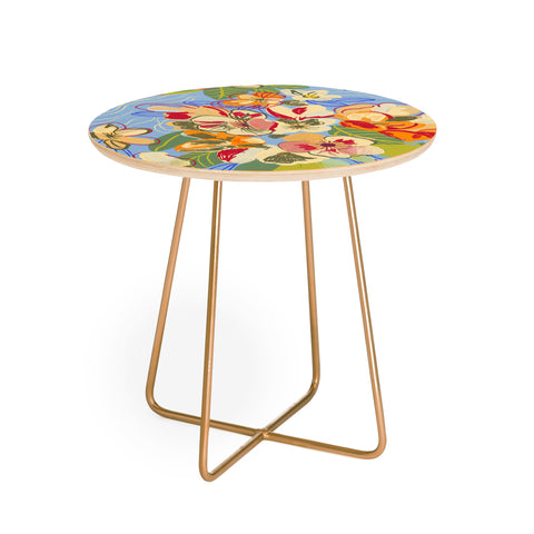 Gigi Rosado Morning oasis Round Side Table