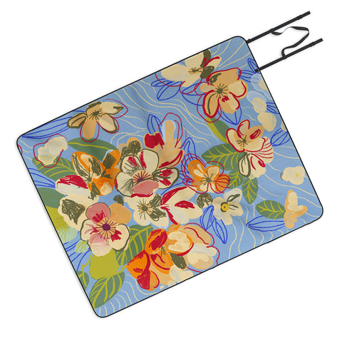 Gigi Rosado Morning oasis Picnic Blanket