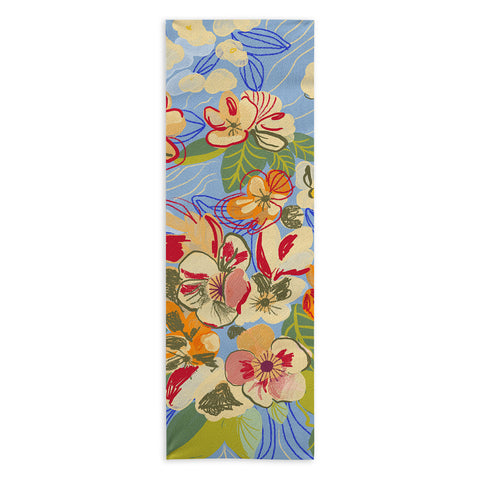 Gigi Rosado Morning oasis Yoga Towel