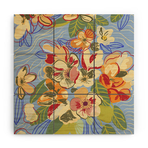 Gigi Rosado Morning oasis Wood Wall Mural