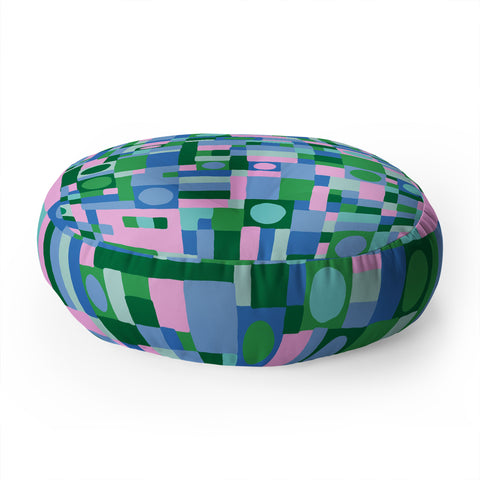 Gigi Rosado Mozaika 2 Floor Pillow Round