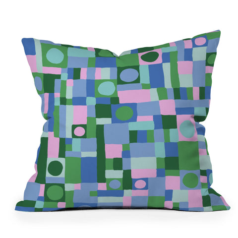 Gigi Rosado Mozaika 2 Throw Pillow