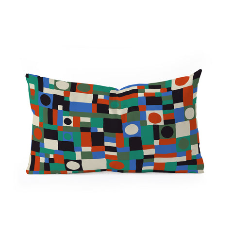 Gigi Rosado Mozaika Oblong Throw Pillow