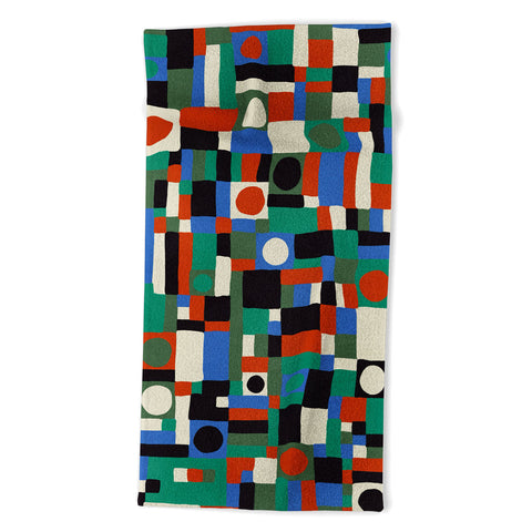 Gigi Rosado Mozaika Beach Towel