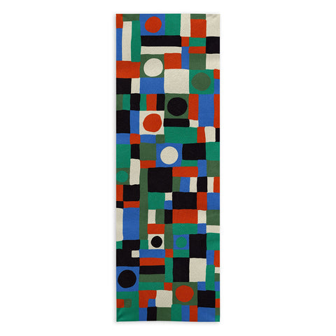 Gigi Rosado Mozaika Yoga Towel