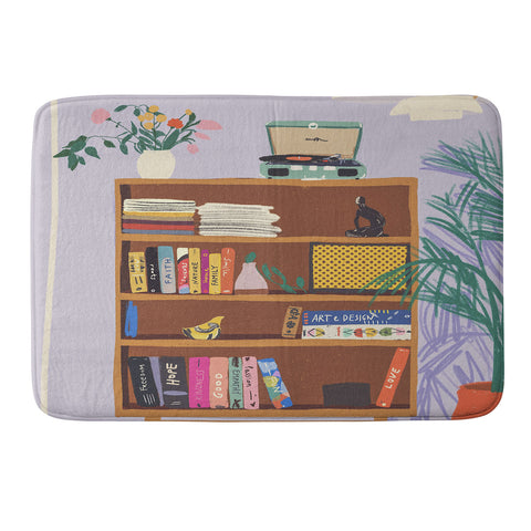 Gigi Rosado My library Memory Foam Bath Mat