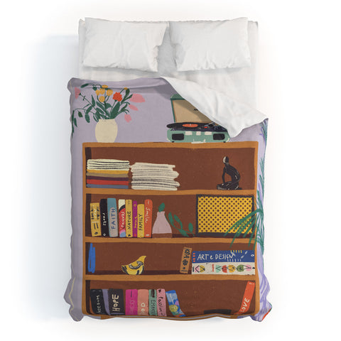 Gigi Rosado My library Duvet Cover