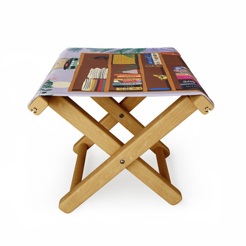 Gigi Rosado My library Folding Stool