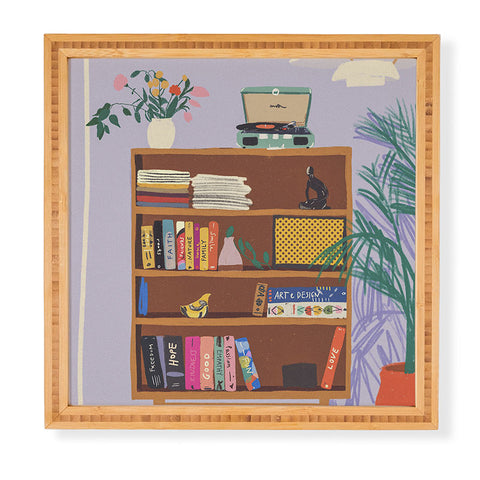 Gigi Rosado My library Framed Wall Art
