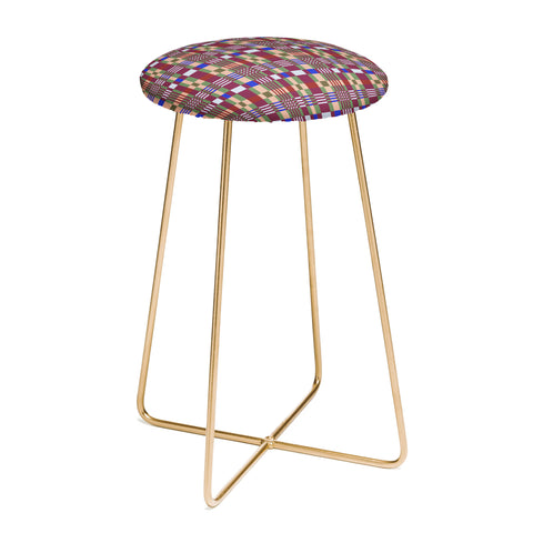 Gigi Rosado Natural haze check Counter Stool