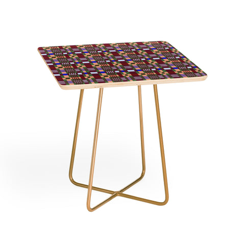 Gigi Rosado Natural haze check Side Table