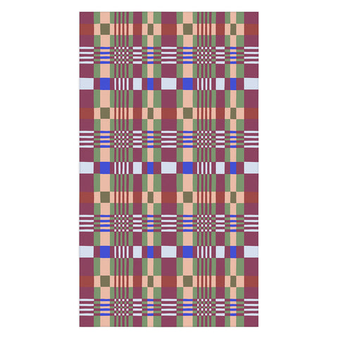 Gigi Rosado Natural haze check Tablecloth