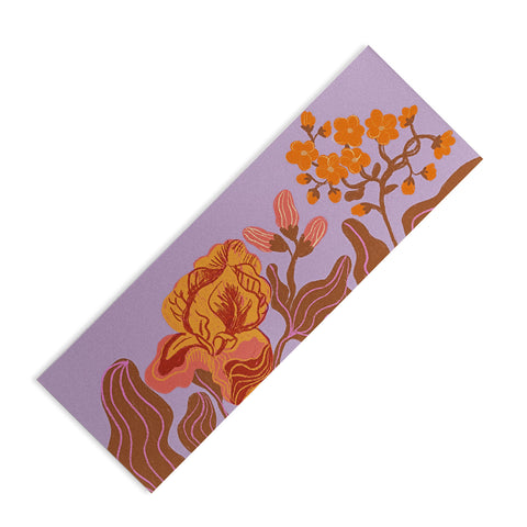 Gigi Rosado Orange flowers I Yoga Mat