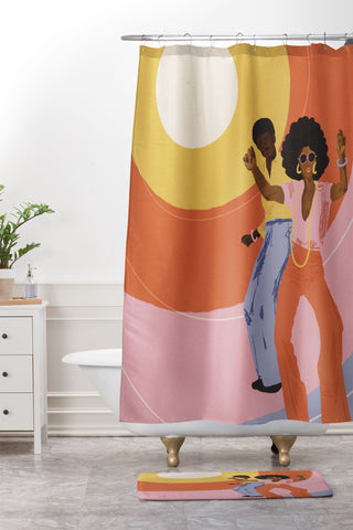 Gigi Rosado Party Like Its 1979 Shower Curtain And Mat