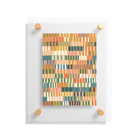 Gigi Rosado Pastel Mosaic 2 Floating Acrylic Print