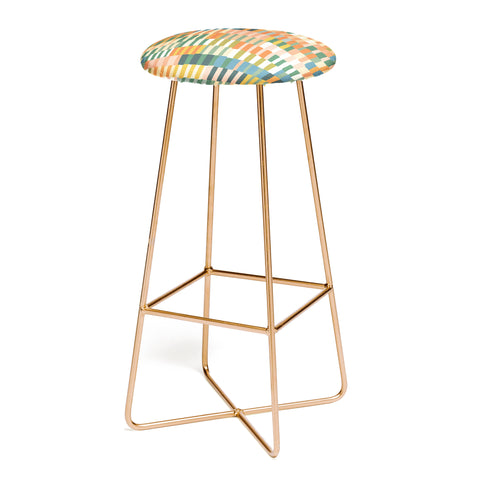 Gigi Rosado Pastel Mosaic 2 Bar Stool