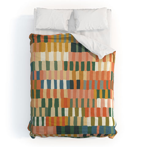 Gigi Rosado Pastel Mosaic 2 Comforter