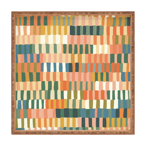 Gigi Rosado Pastel Mosaic 2 Square Tray