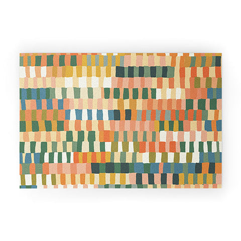 Gigi Rosado Pastel Mosaic 2 Welcome Mat