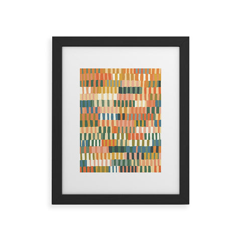 Gigi Rosado Pastel Mosaic 2 Framed Art Print