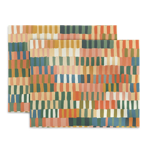 Gigi Rosado Pastel Mosaic 2 Placemat