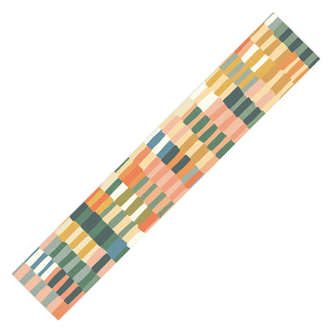 Gigi Rosado Pastel Mosaic 2 Table Runner