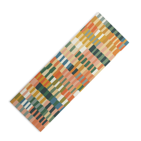 Gigi Rosado Pastel Mosaic 2 Yoga Mat