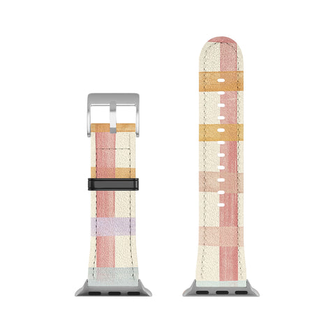 Gigi Rosado Pastel plaid I Apple Watch Band