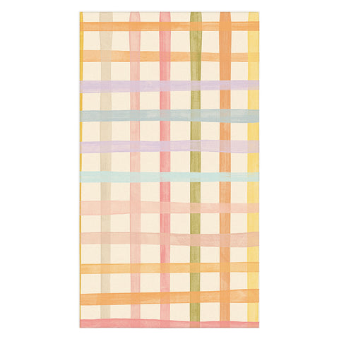 Gigi Rosado Pastel plaid I Tablecloth