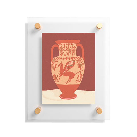 Gigi Rosado Pegasus vase Floating Acrylic Print