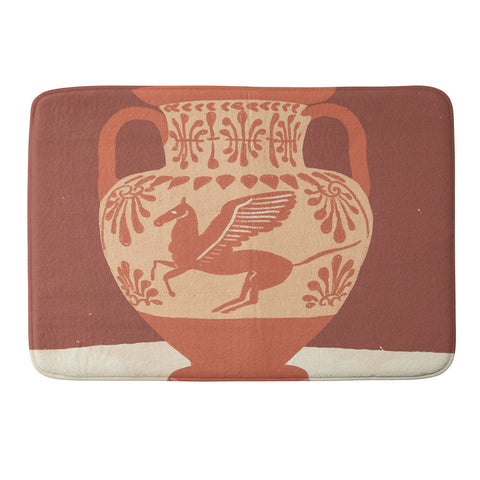 Gigi Rosado Pegasus vase Memory Foam Bath Mat