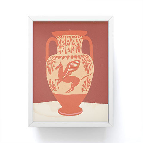 Gigi Rosado Pegasus vase Framed Mini Art Print