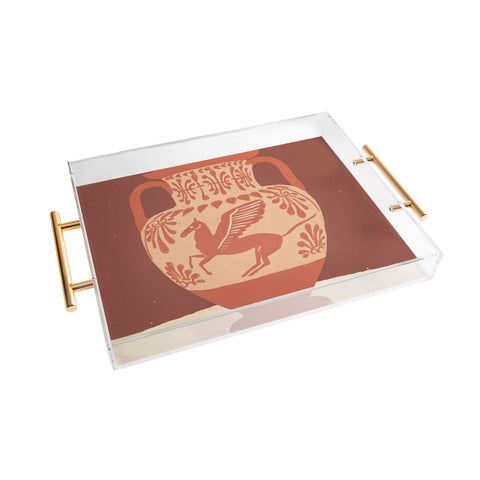 Gigi Rosado Pegasus vase Acrylic Tray