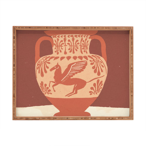 Gigi Rosado Pegasus vase Rectangular Tray
