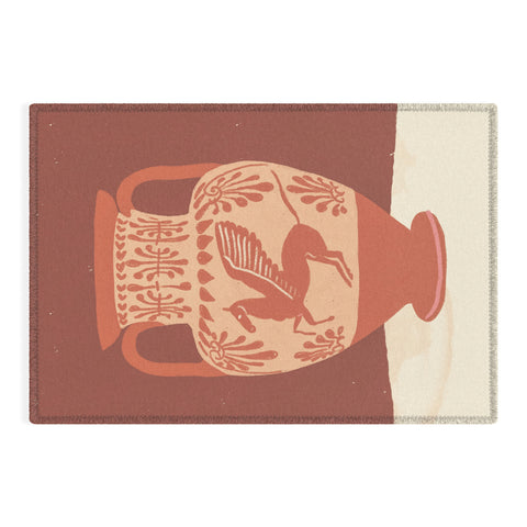 Gigi Rosado Pegasus vase Outdoor Rug
