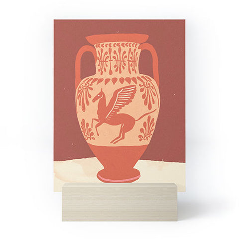 Gigi Rosado Pegasus vase Mini Art Print