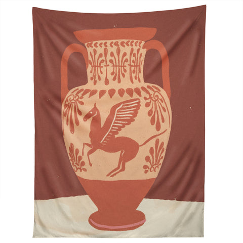 Gigi Rosado Pegasus vase Tapestry