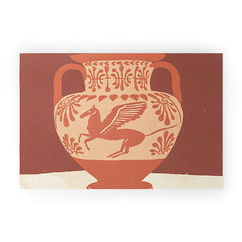 Gigi Rosado Pegasus vase Welcome Mat